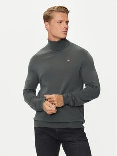 Napapijri Golf Damavand NP0A4GJT Zielony Regular Fit - Swetry męskie - miniaturka - grafika 1