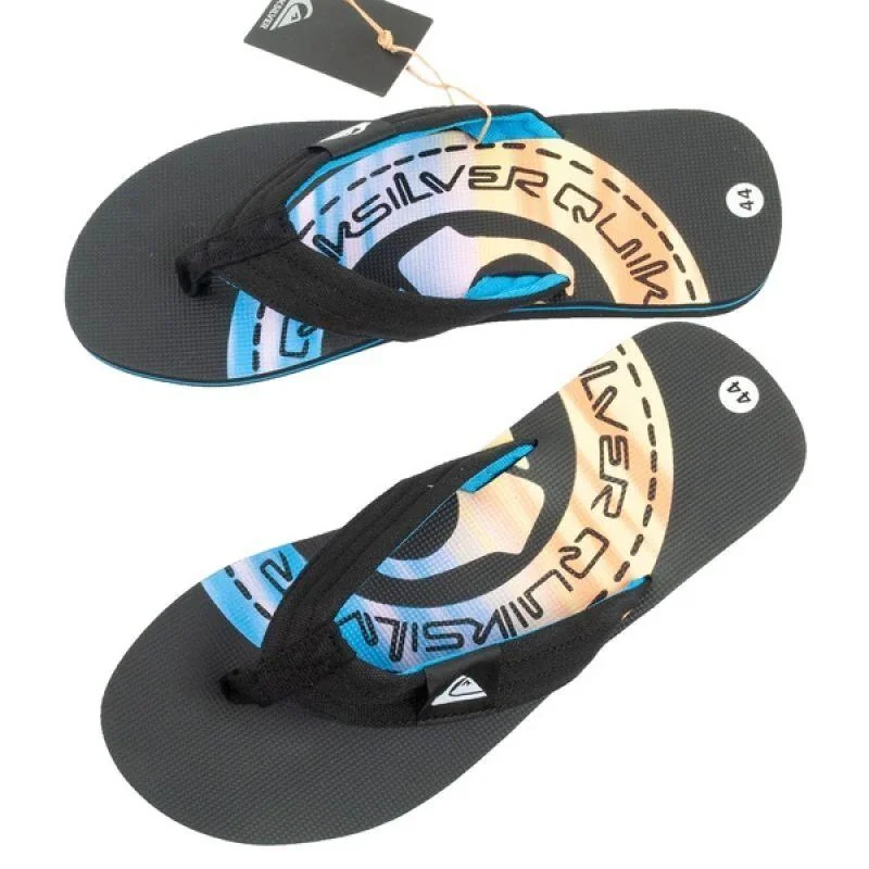 Quiksilver Molokai męskie klapki plażowe, modne i wygodne na plażę. 44