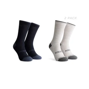 Skarpetki zimowe unisex Rogelli Merino z owczej wełny 2-pack - Skarpetki kolarskie - miniaturka - grafika 1