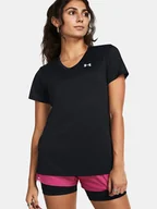 Koszulki sportowe damskie - Under Armour Koszulka sportowa "Tech" w kolorze czarnym - miniaturka - grafika 1