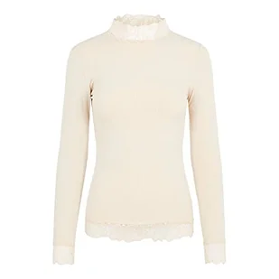 YAS Damska koszulka Yaselle Ls Top S. Noos, Whisper Pink, XS - Koszulki i topy damskie - miniaturka - grafika 1