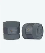 Akcesoria jeździeckie - PS of Sweden Bandaże 4 szt. FLORET - grey - miniaturka - grafika 1