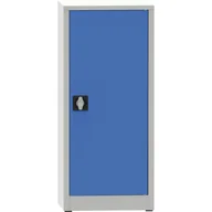 Pozostałe wyposażenie warsztatu - PARTNER B2B Warsztatowa szafa półkowa na narzędzia KOVONA, 2 półki, spawana, 508 x 500 x 1150 mm, szara / niebieska 178629 - miniaturka - grafika 1