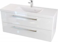 Szafki łazienkowe - Szafka z Umywalką ATHOS 100 cm - miniaturka - grafika 1