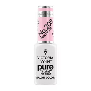 Victoria Vynn Kremowy Lakier Hybrydowy PURE kolor:  No 208 Pink Facade 331320 - Lakiery hybrydowe - miniaturka - grafika 1