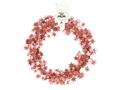 Dekoracje sali - Łańcuch z gwiazdkami różowe złoto - 500 cm - 1 szt. - miniaturka - grafika 1