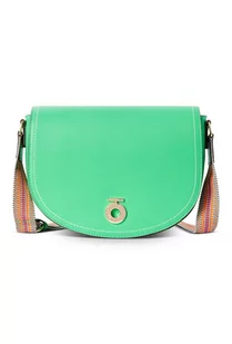 Zaokrąglona listonoszka NOBO z ozdobną taśmą - Nobo - Torebki damskie - miniaturka - grafika 1