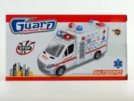 Samochody i pojazdy dla dzieci - Ambulans Karetka Zabawka Świtało Dźwięk Napęd Auto - miniaturka - grafika 1
