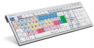 Logickeyboard LKB-NEWSC-AJPU-FR klawiatura Uniwersalne USB AZERTY Francuski Srebrny LKB-NEWSC-AJPU-FR - Klawiatury - miniaturka - grafika 1