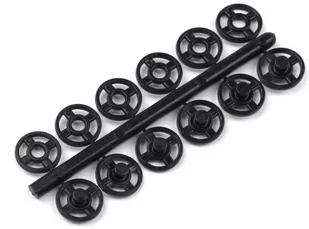Zatrzaski plastikowe nr 1/2 - 7 mm CZARNE - Prace ręczne dla dzieci - miniaturka - grafika 1