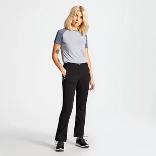 Damskie spodnie turystyczne na lato Dare2b Melodic II czarne Rozmiar: 34L - Odzież trekkingowa damska - miniaturka - grafika 2