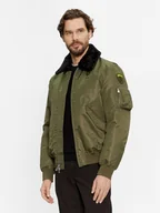 Kurtki męskie - Blauer Kurtka bomber 23WBLUC02132 Zielony Regular Fit - miniaturka - grafika 1