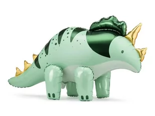 Balon foliowy Triceratops zielony 101x60.5cm - PartyDeco - Balony i akcesoria - miniaturka - grafika 1