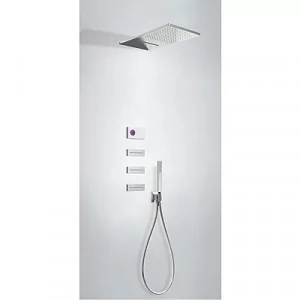 Tres 9286408 9286408 ESPACIO Podtynkowy termostatyczny elektroniczny zestaw prysznicowy SHOWER - Akcesoria hydrauliczne - miniaturka - grafika 1