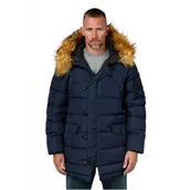 Odzież taktyczna i umundurowanie - Zimowa Kurtka Parka z kapturem Pit Bull Kingston II '24 - Granatowa - miniaturka - grafika 1