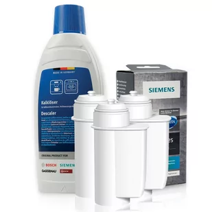 Zestaw Siemens, Filtr Intenza TZ70003 3 szt, Odkamieniacz 311968 500ml - Akcesoria i części do ekspresów do kawy - miniaturka - grafika 1