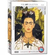 Puzzle - Eurographics Puzzle 1000 elementów. Autoportret z kolibrem, Frida Kahlo - miniaturka - grafika 1