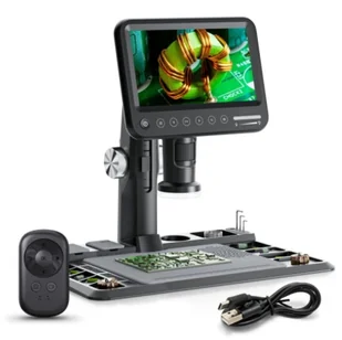 Mikroskop Cyfrowy 1600x FHD LCD 1080p Inskam 318 - Mikroskopy i lupy - miniaturka - grafika 1