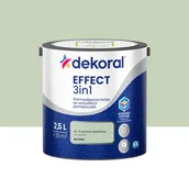 Farby wewnętrzne - Dekoral Farba Effect 3w1 Przytulny szałwiowy 2.5 l - miniaturka - grafika 1