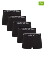 Majtki męskie - Reebok Bokserki (5 par) "Boyes" w kolorze czarnym - miniaturka - grafika 1
