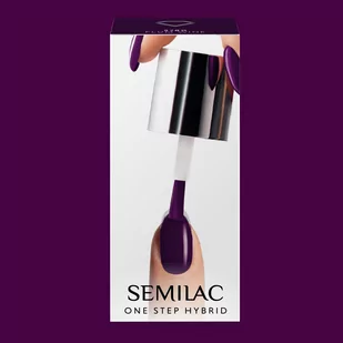 Semilac Semilac One Step Hybrid Lakier S780 Plum Wine 5ml LHSE05-S780 - Lakiery hybrydowe - miniaturka - grafika 1