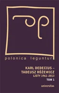 Biografie i autobiografie - Karl Dedecius Tadeusz Różewicz Listy 1961-2013 Tom 1/2 - miniaturka - grafika 1