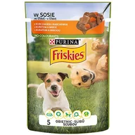 Mokra karma dla kotów - Purina Karma dla psów FRISKIES Vitafit, kurczak i marchew w sosie, 100 g - miniaturka - grafika 1