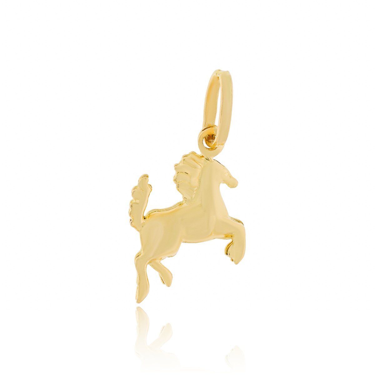 Złota zawieszka koń pr. 585