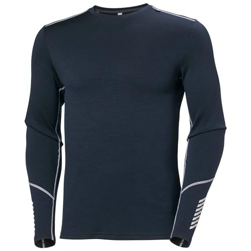 Bluza termoaktywna Helly Hansen LIFA Merino Midweight Crew - navy - S
