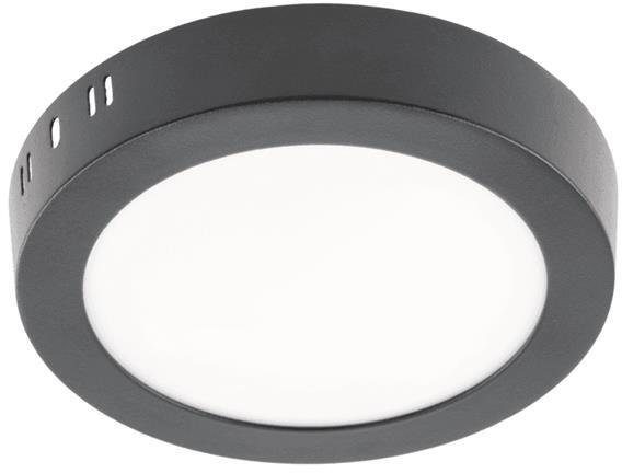 Lampa sufitowa GTV Oprawa LED natynkowa ORIS 13W IP20 3000K czarna