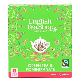 Herbata English Tea Shop Green Tea & Pomegranate 8x2g - Herbata - miniaturka - grafika 1