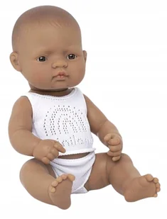 Lalka dziewczynka Hiszpanka 32 cm, z ubrankami w pudełku, idealna - Lalki dla dziewczynek - miniaturka - grafika 1
