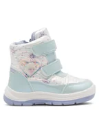 Buty dla dziewczynek - Frozen Śniegowce AW23-231DFR Niebieski - miniaturka - grafika 1