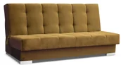 Sofy i kanapy - Musztardowa wersalka rozkładana - Oree - miniaturka - grafika 1