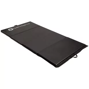 Materac gimnastyczny składany 2400x1200 mm BLACK MGS01 HMS - Maty do ćwiczeń - miniaturka - grafika 1
