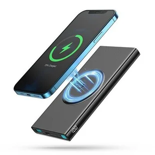 Joyroom JOYROOM JR-W010 MAGNETIC MAGSAFE POWER BANK 10000MAH BLACK FD_20427-0 - Powerbanki - miniaturka - grafika 1