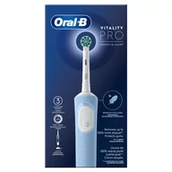 Szczoteczki elektryczne - Oral-B Zestaw Vitality Pro (Niebieska Szczoteczka elektryczna + Pasta do zębów) - miniaturka - grafika 1