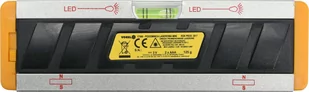 POZIOMNICA LASEROWA MINI L-170 MM  Z PODŚWIETLANYMI LIBELLAMI I STATYWEM Vorel 17560 - ZYSKAJ RABAT 30 ZŁ - Poziomice laserowe - miniaturka - grafika 4