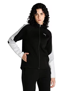 PUMA Damska bluza z kapturem Evostripe bluza z kapturem na zamek błyskawiczny - Bluzy damskie - miniaturka - grafika 1