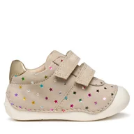 Buty dla dziewczynek - Sneakersy Geox B Tutim B9440B 007NF C5379 Beżowy - miniaturka - grafika 1