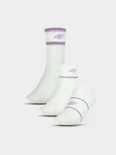 Skarpetki dla dzieci - 4F Skarpetki casual (3-pack) dziecięce - multikolor 32-34 - miniaturka - grafika 1