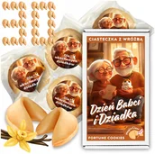 Pieczywo chrupkie - Ciasteczka Szczęścia z wróżbą PREZENT NA DZIEŃ BABCI I DZIADKA 30 szt. - miniaturka - grafika 1