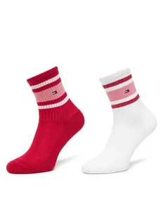 Tommy Hilfiger Zestaw 2 par wysokich skarpet dziecięcych 701229942 Różowy - Skarpetki dla dzieci - miniaturka - grafika 1