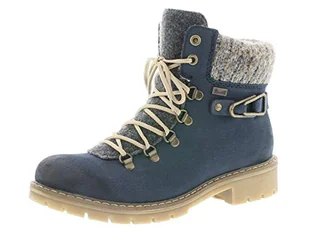 Rieker Panie, Buty Zimowe, Niebieski, 42 EU - Moda i Uroda OUTLET - miniaturka - grafika 1