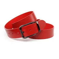 Paski - Anthoni Crown Unisex pasek damski, czerwony, 100, czerwony, 100 - miniaturka - grafika 1
