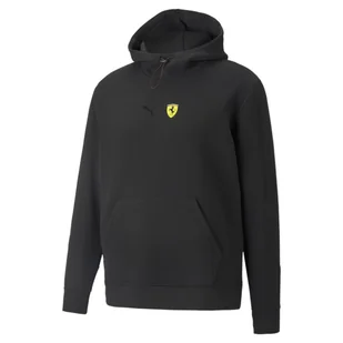 Bluza z kapturem męska Puma Ferrari Race Collab czarna 53163801-S - Bluzy męskie - miniaturka - grafika 1