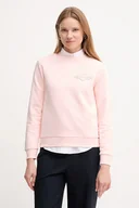 Bluzy damskie - Gant bluza damska kolor różowy gładka 4202586 - miniaturka - grafika 1