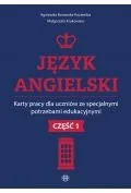 Język angielski. Karty pracy dla uczniów ze specjalnymi potrzebami edukacyjnymi. Część 1 - Pedagogika i dydaktyka - miniaturka - grafika 1