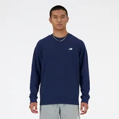 Bluzy męskie - Bluza męska New Balance MT41507NNY  granatowa - miniaturka - grafika 1