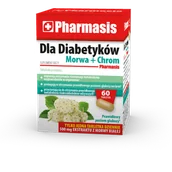 Dla diabetyków - Pharmasis DLA DIABETYKÓW MORWA + CHROM 60 szt. - miniaturka - grafika 1